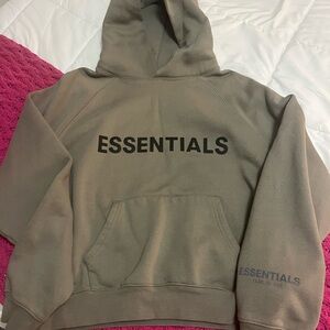Green/Tan Essentials Fear of God Hoodie